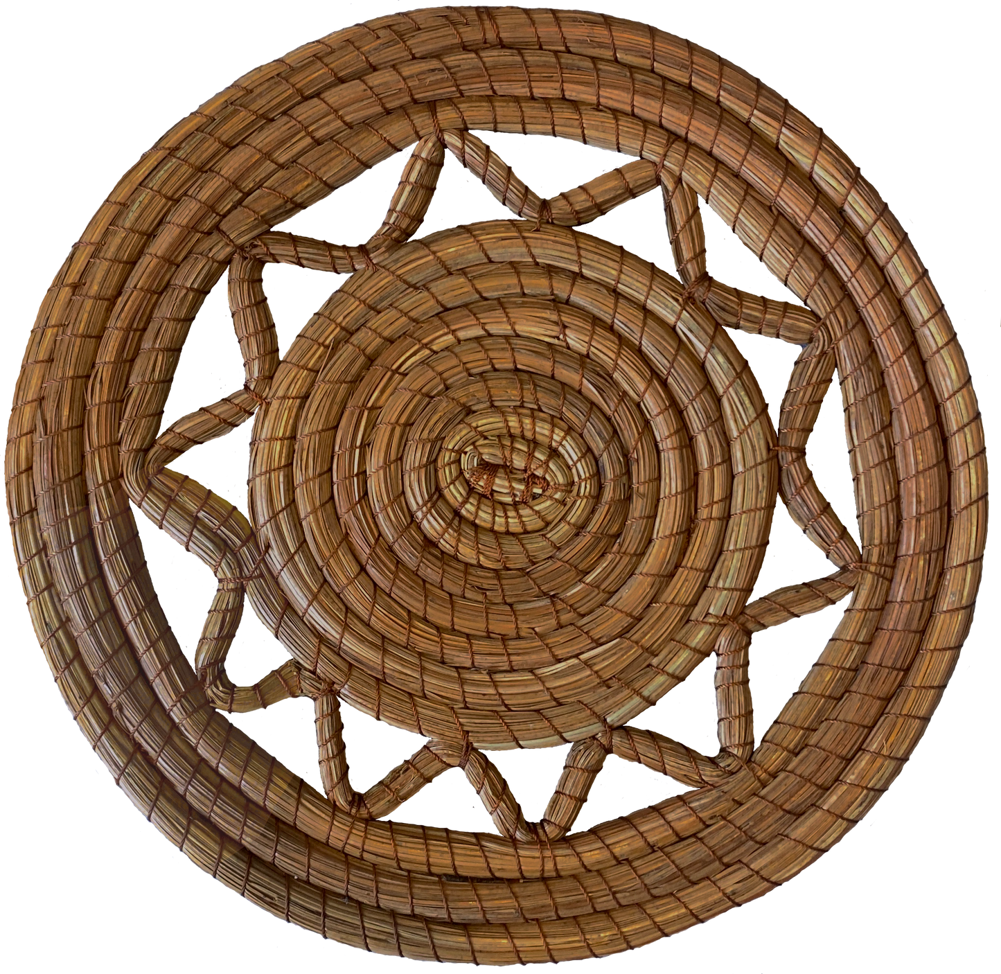 Dessous de plat rond Ø25, ajouré, aiguilles de pin