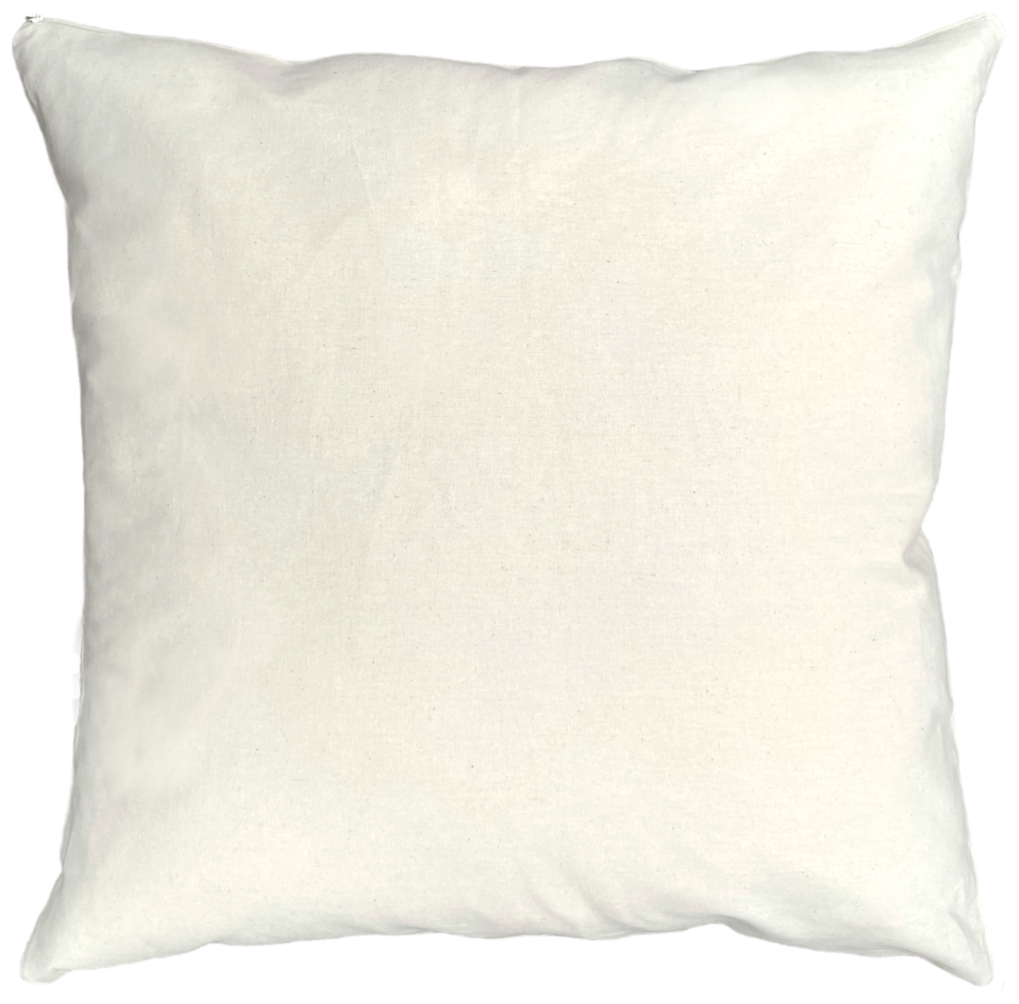 Housse de coussin brodée, le duo, rose