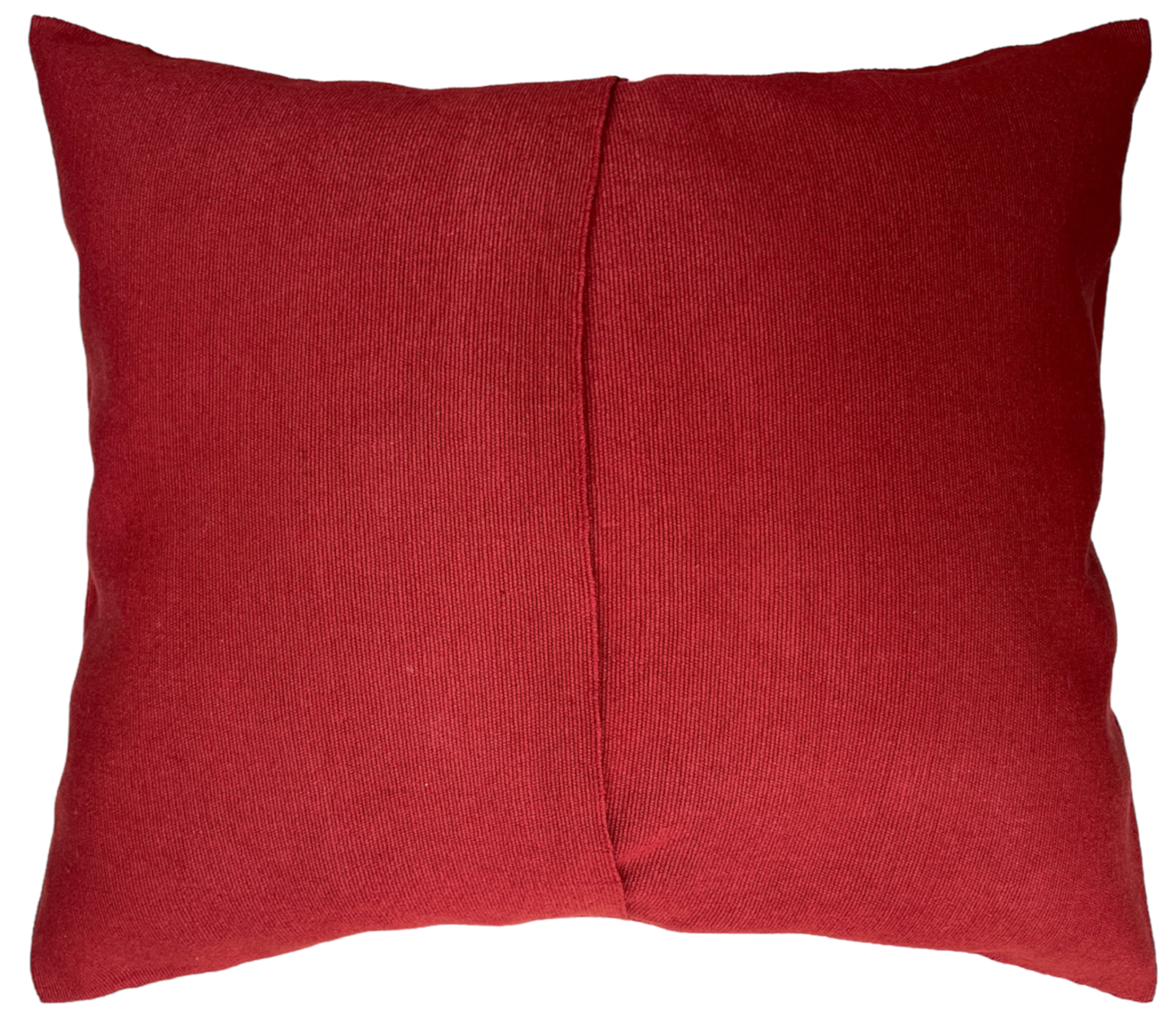 Housse de coussin tissée TZOTZIL, l'ocre rouge, 48Lx43l