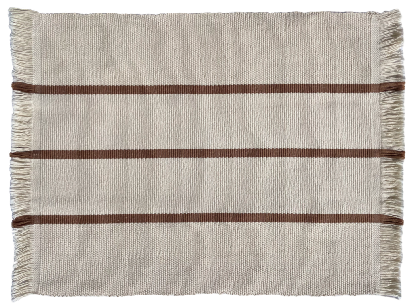 Paire de sets de Table TZOTZIL, le trio marron