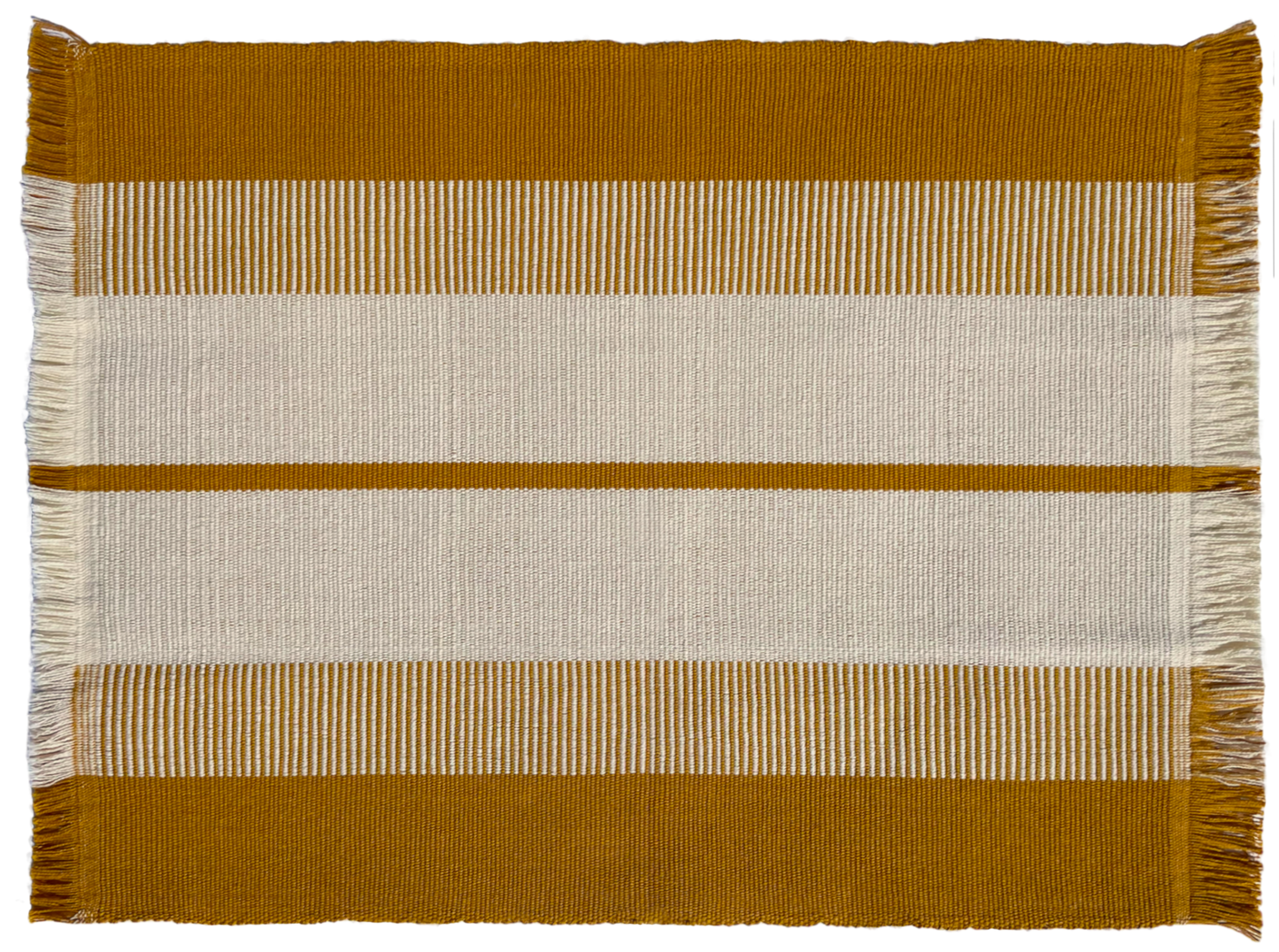 Paire de sets de Table TZOTZIL, le linéaire, camel