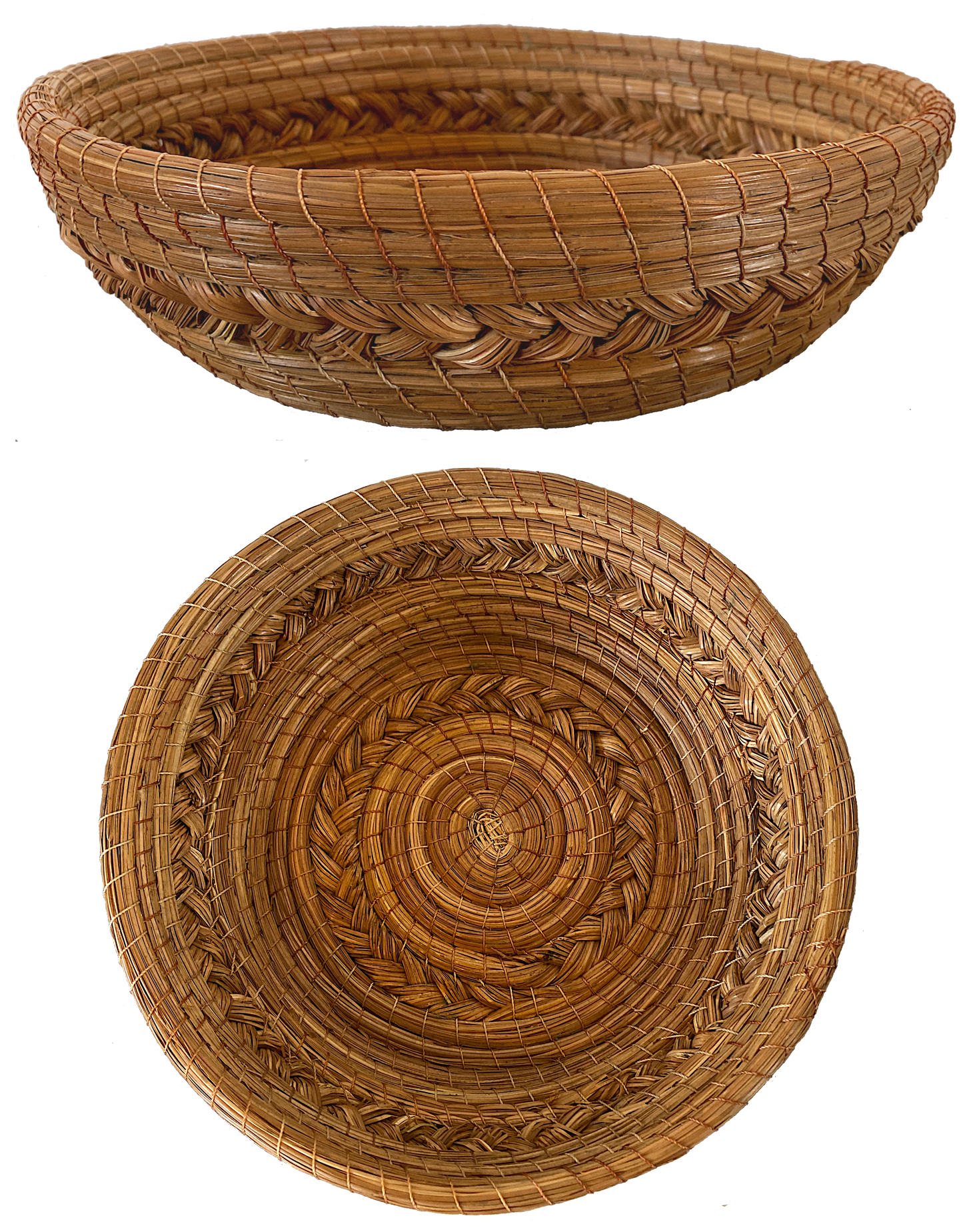 Panière Ø25 H7, la tressée, aiguilles de pin